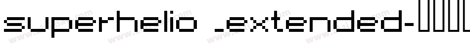 superhelio _extended字体转换